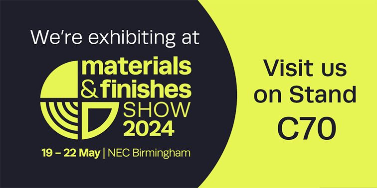 Exhibiting at the Materials & Finishes Show 2024 - JET PRESS