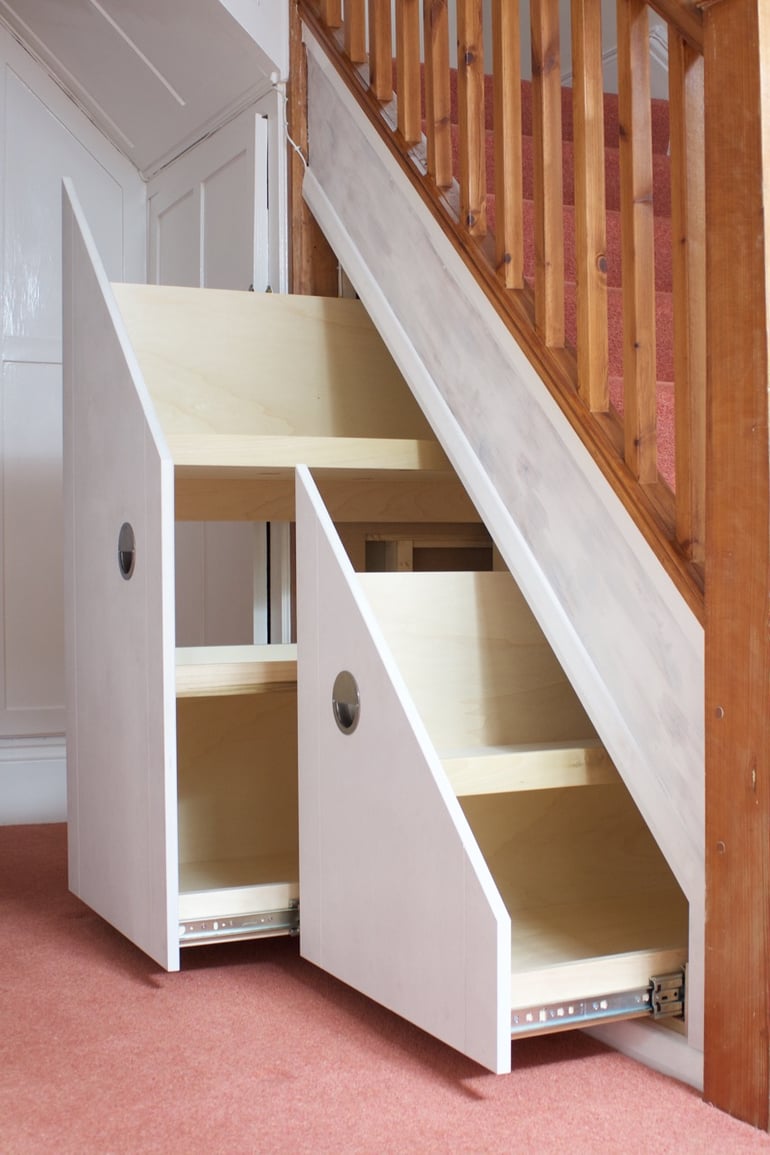 Accuride Telescopic Drawer Slides For Under Stairs Storage Solutions